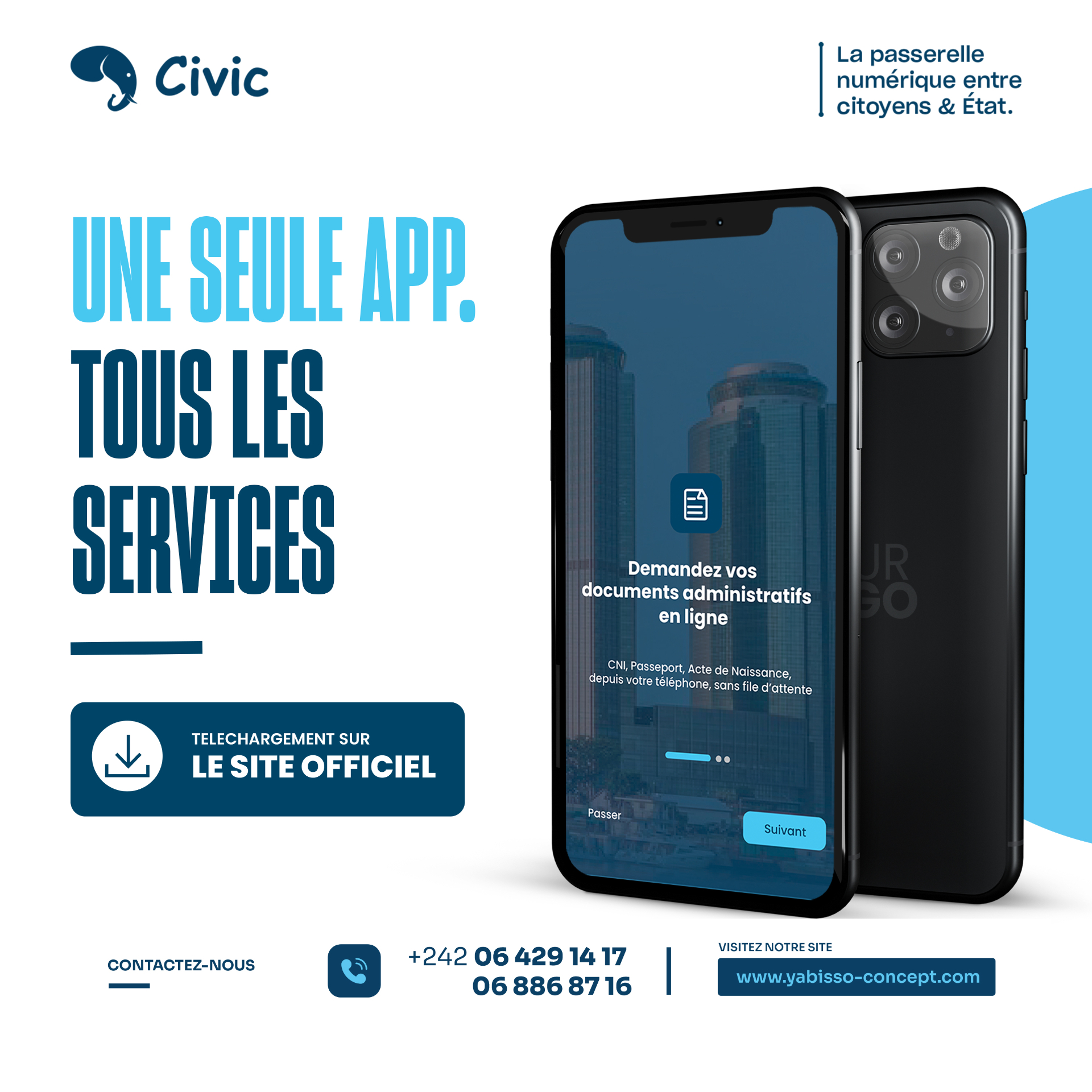 CIVIC, Plateforme numérique officielle des services citoyens